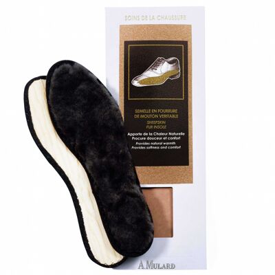 Semelle chaude en véritable mouton / Sheep Wool Insole