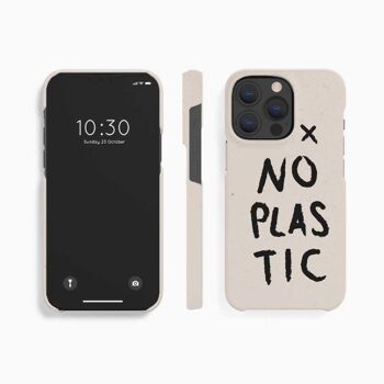 Coque Mobile Sans Plastique Vanille Blanc - iPhone 13 3