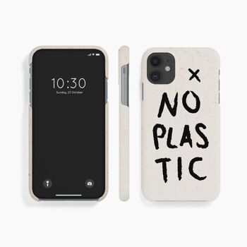 Coque Mobile Sans Plastique Vanille Blanc - iPhone 11 10