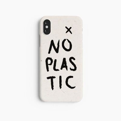 Coque Mobile Sans Plastique Vanille Blanche - iPhone X XS