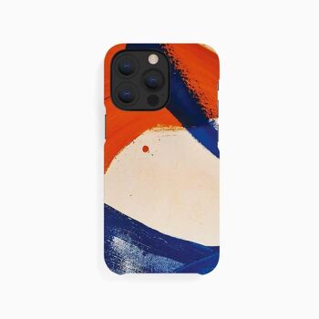 Coque Mobile Rouge Bleu Strokes - iPhone 13 Pro Max 1