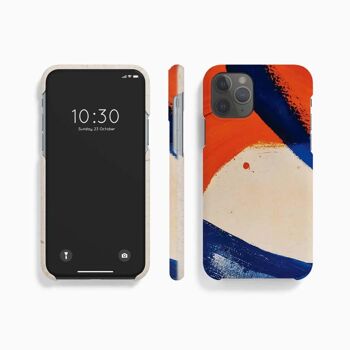 Coque Mobile Rouge Bleu Strokes - iPhone 13 Pro Max 9