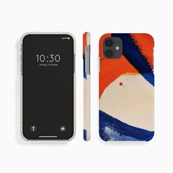 Coque Mobile Rouge Bleu Strokes - iPhone 13 Pro Max 10