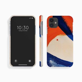 Coque Mobile Rouge Bleu Strokes - iPhone 12 Pro Max 10