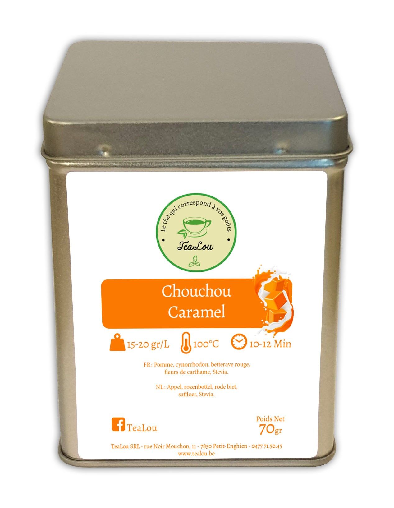 Karamell-Scrunchie - Schachtel mit 70 g