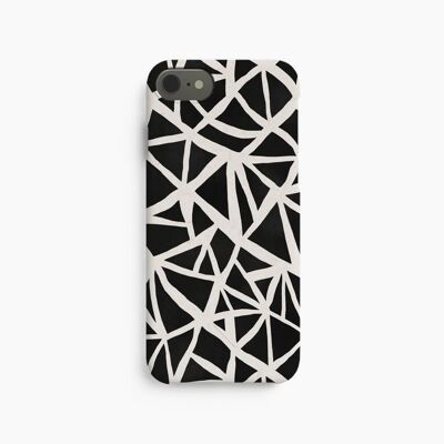 Coque Mobile Triangles Noir Blanc - iPhone 6 7 8 SE