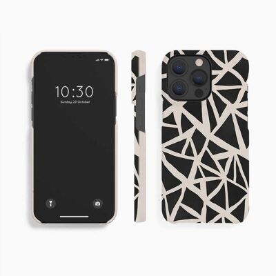 Funda Móvil Triángulos Negro Blanco - Samsung S21 FE 5G