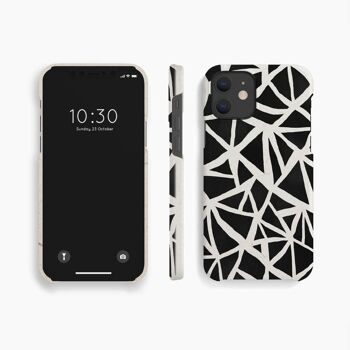 Coque Mobile Triangles Noir Blanc - Samsung S22 Ultra DT 7