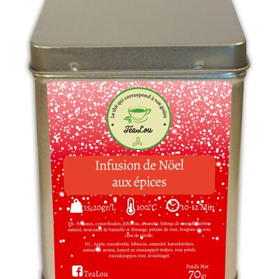 Infusion de Nöel aux épices - Boîte de 70g