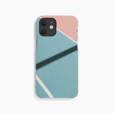 Mobile Case Pastel Tennis Court - iPhone 12 Mini