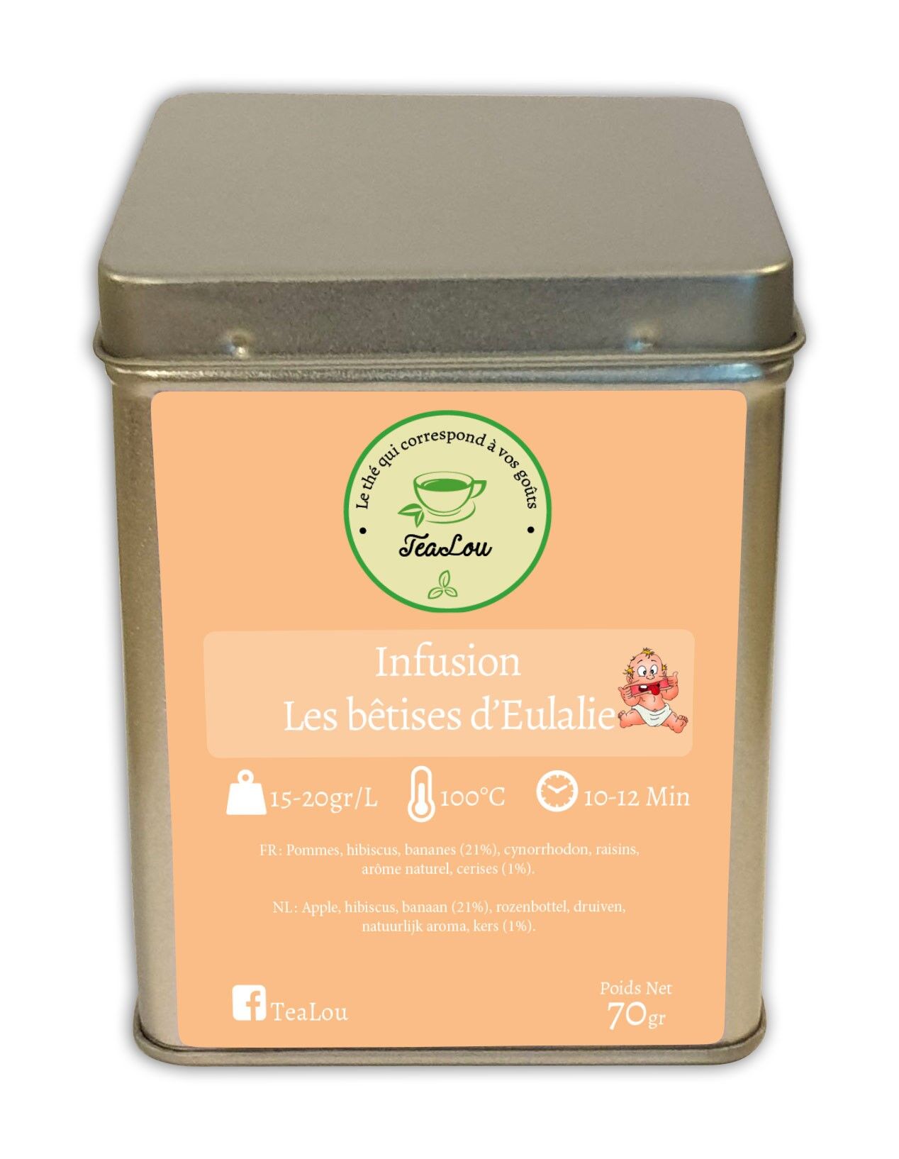 Les bêtises d'Eulalie infusion - Box of 70g