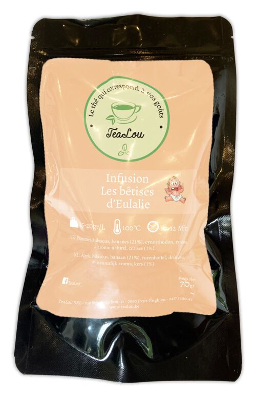 Infusion Les bêtises d'Eulalie - Sachet de 70g