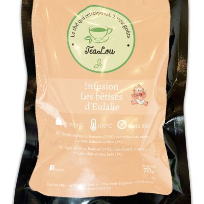 Infusion Les bêtises d'Eulalie - Sachet de 70g