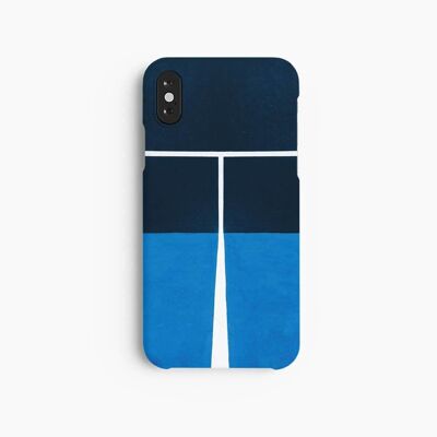 Mobile Case Blue Court - iPhone X XS