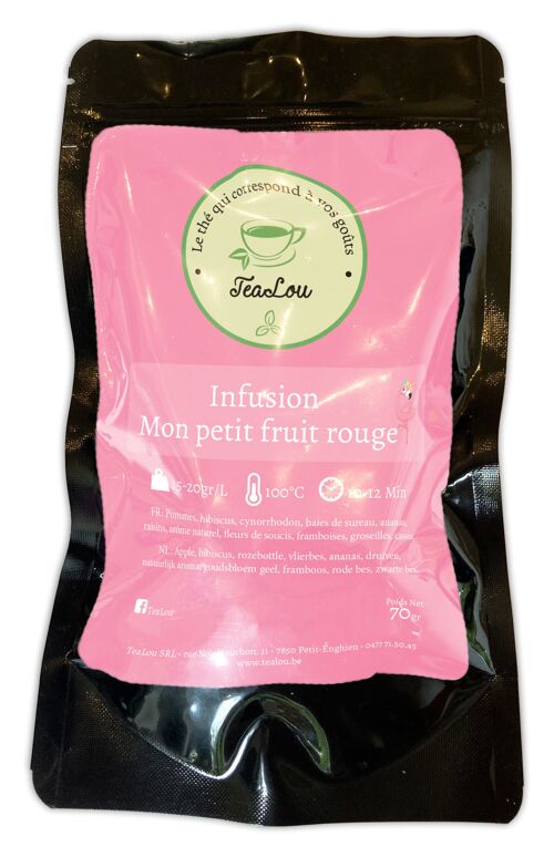 Infusion Mon petit fruit rouge - Sachet de 70g