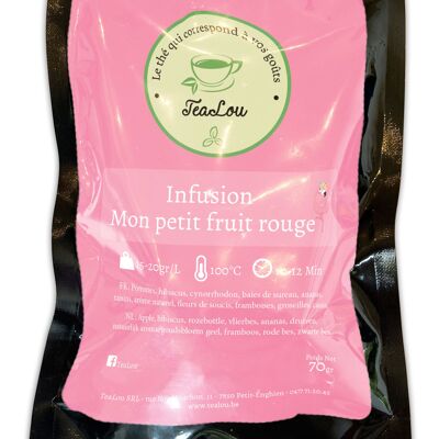 Infusion Mon petit fruit rouge - Sachet de 70g