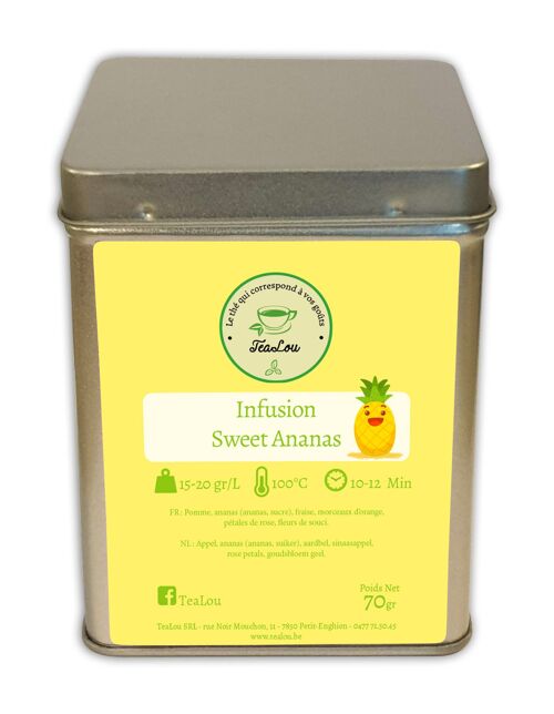 Infusion Sweet Ananas - Boîte de 70g