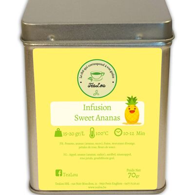 Infusion Sweet Ananas - Boîte de 70g