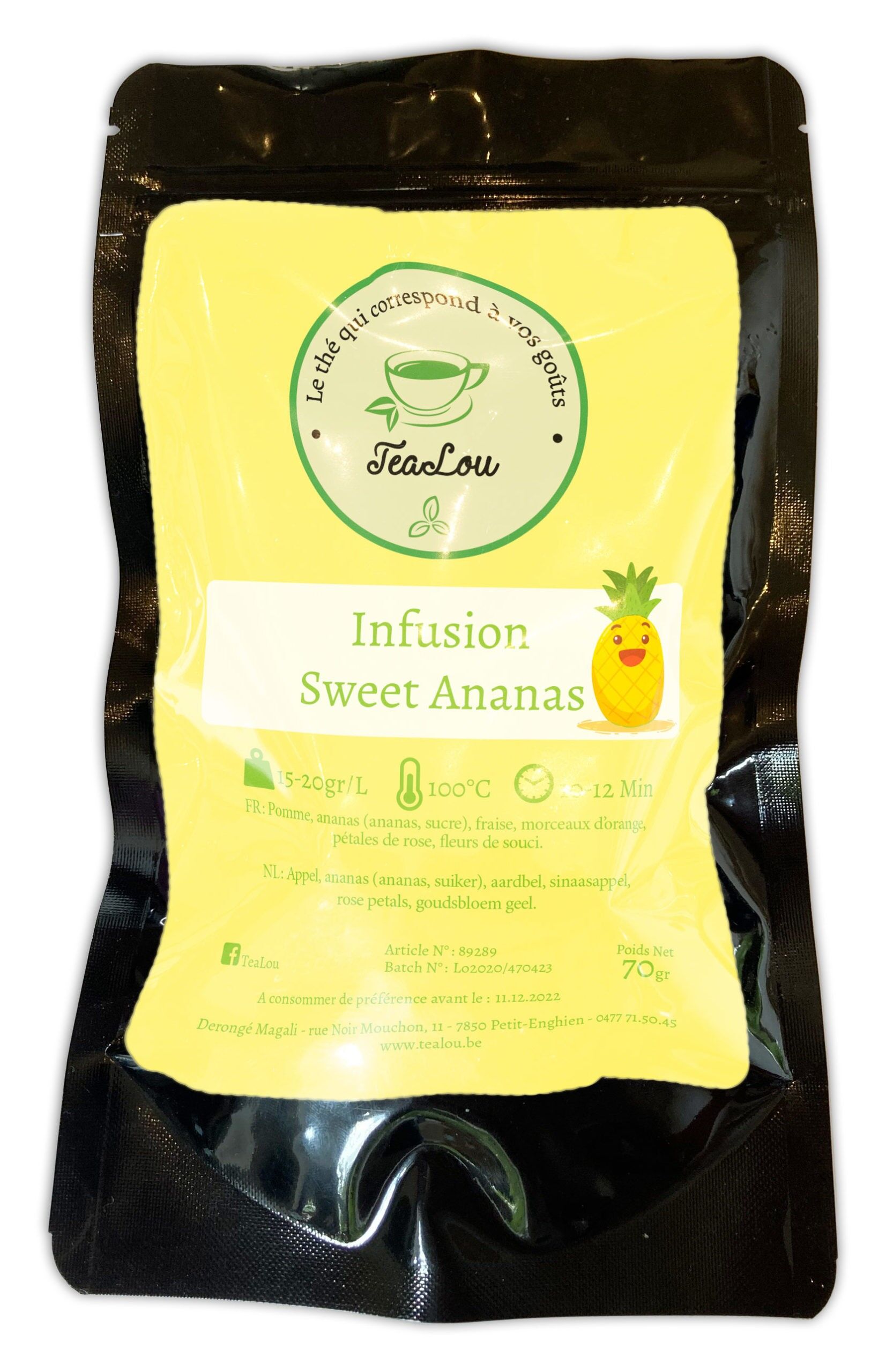 Infusión de Piña Dulce - Bolsa de 70g