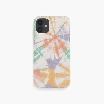 Mobile Case String Tie Dye Rainbow - iPhone 12 12 Pro