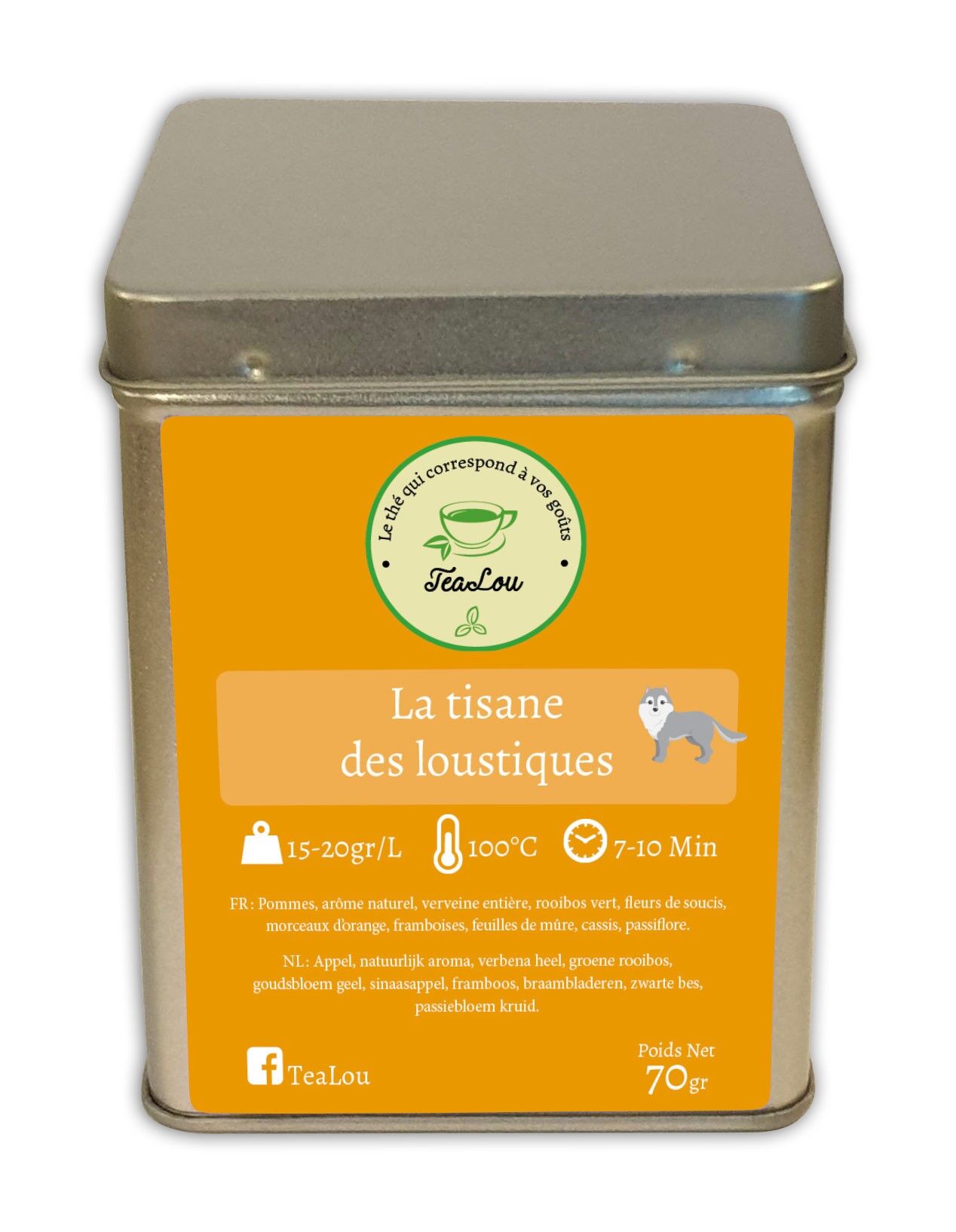 Loustiques Kräutertee - Schachtel mit 70 g