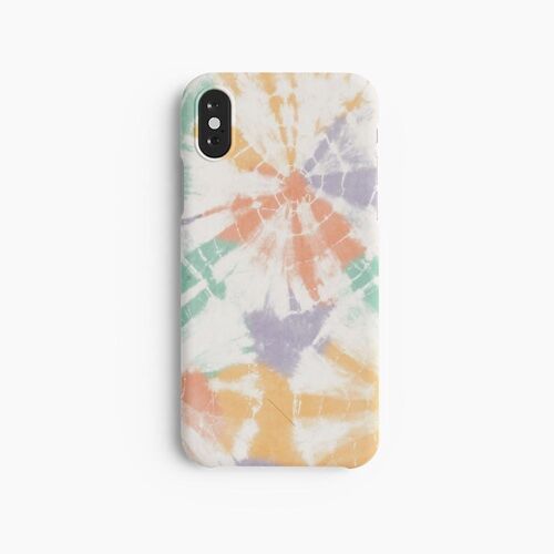 Mobile Case String Tie Dye Rainbow - iPhone X XS