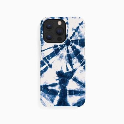 Handyhülle String Tie Dye Indigo - iPhone 13 Pro Max