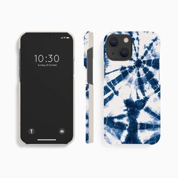 Coque Mobile String Tie Dye Indigo - iPhone 13 Mini 5