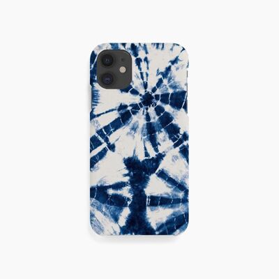Mobile Case String Tie Dye Indigo - iPhone 12 12 Pro