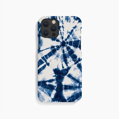 Mobile Case String Tie Dye Indigo - iPhone 12 Mini