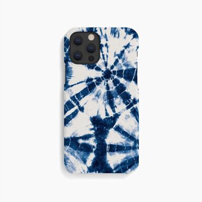 Coque Mobile String Tie Dye Indigo - iPhone 12 Mini