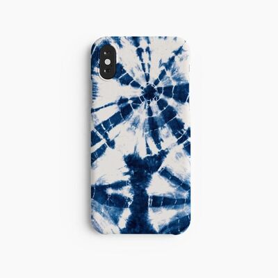 Mobile Case String Tie Dye Indigo - iPhone XS Max