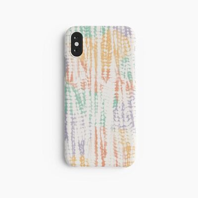 Custodia per cellulare Shibori Tie Dye Rainbow - iPhone XR