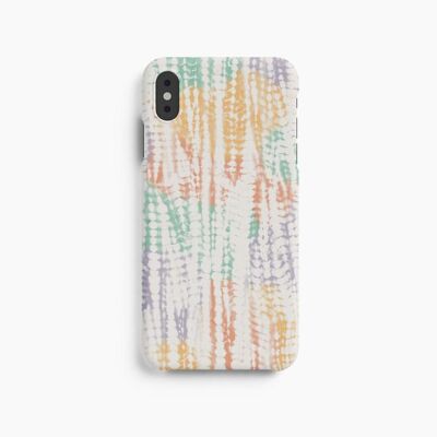 Coque Mobile Shibori Tie Dye Arc-en-Ciel - iPhone XS Max