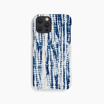 Coque Mobile Shibori Tie Dye Indigo - iPhone 12 12 Pro 1