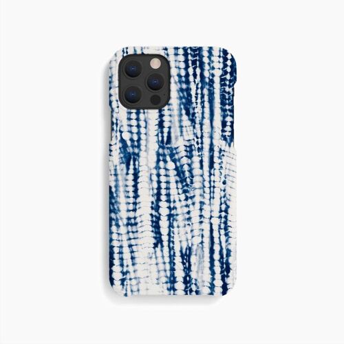 Mobile Case Shibori Tie Dye Indigo - iPhone 12 Pro Max