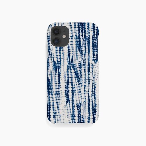 Mobile Case Shibori Tie Dye Indigo - iPhone 11