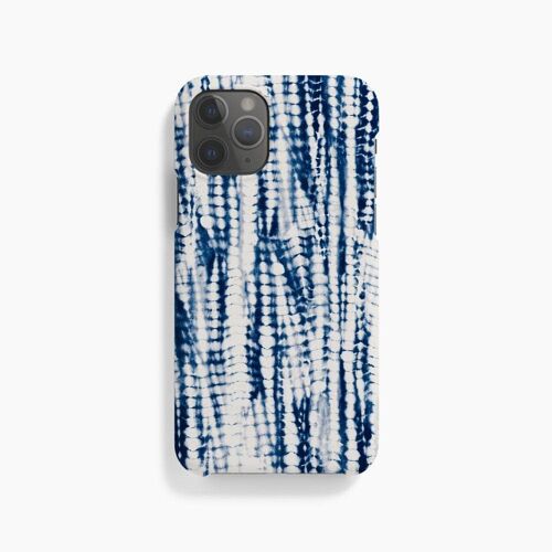 Mobile Case Shibori Tie Dye Indigo - iPhone 11 Pro