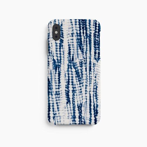 Mobile Case Shibori Tie Dye Indigo - iPhone XS Max