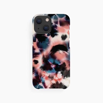 Coque Mobile Bleu Rose Noir Abstrait - iPhone 13