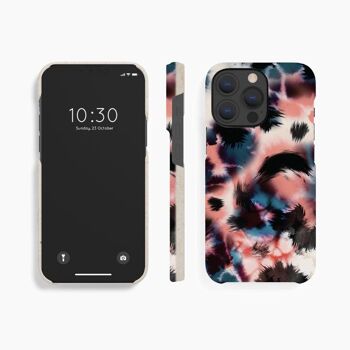 Coque Mobile Bleu Rose Noir Abstrait - iPhone 12 12 Pro 2