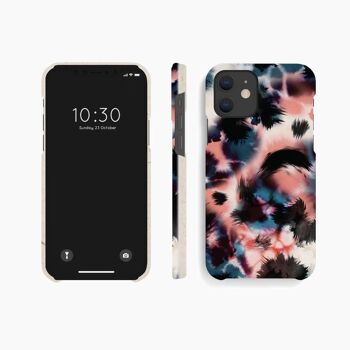 Coque Mobile Bleu Rose Noir Abstrait - iPhone 12 12 Pro 9