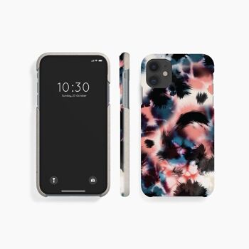 Coque Mobile Bleu Rose Noir Abstrait - iPhone 12 12 Pro 10