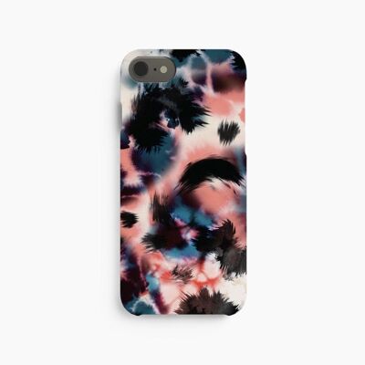 Mobile Case Blue Pink Black Abstract - iPhone 6 7 8 SE