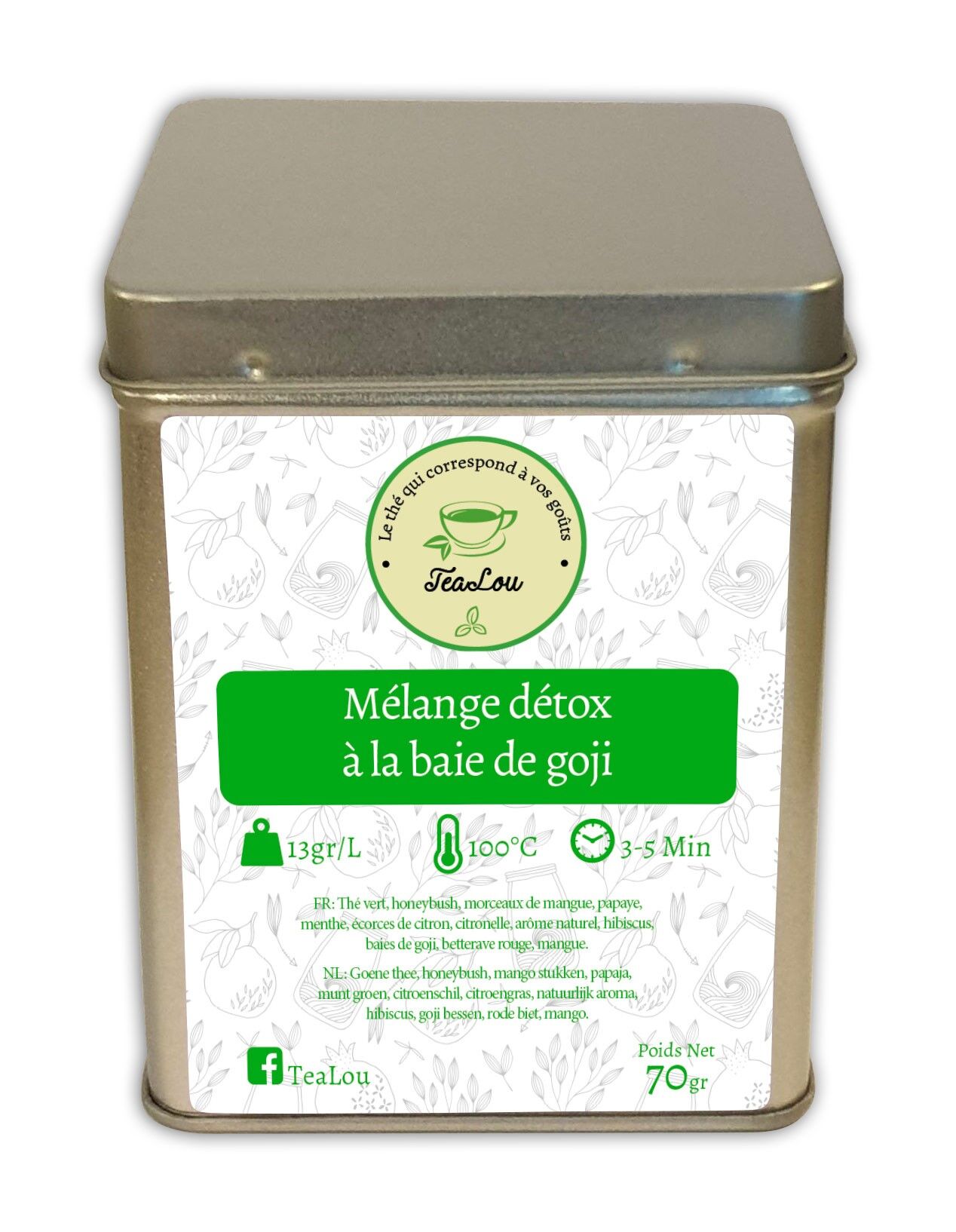 Goji Berry Detox Mix - Schachtel mit 70 g