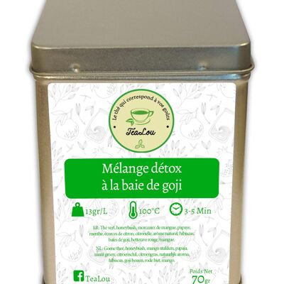 Mélange détox à la baie de goji - Boîte de 70g