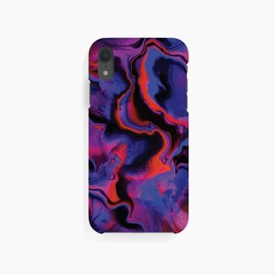 Mobile Case Purple Red Marble - iPhone XR
