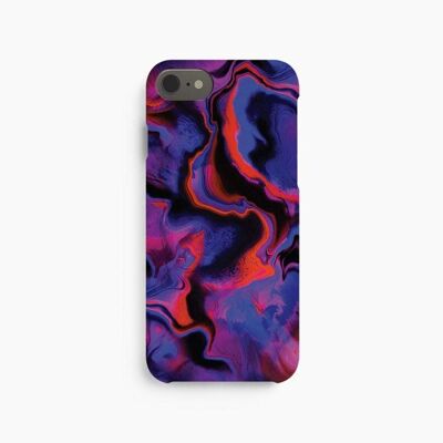 Mobile Case Purple Red Marble - iPhone 6 7 8 SE