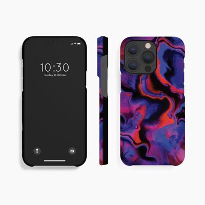 Mobile Case Purple Red Marble - Samsung S22