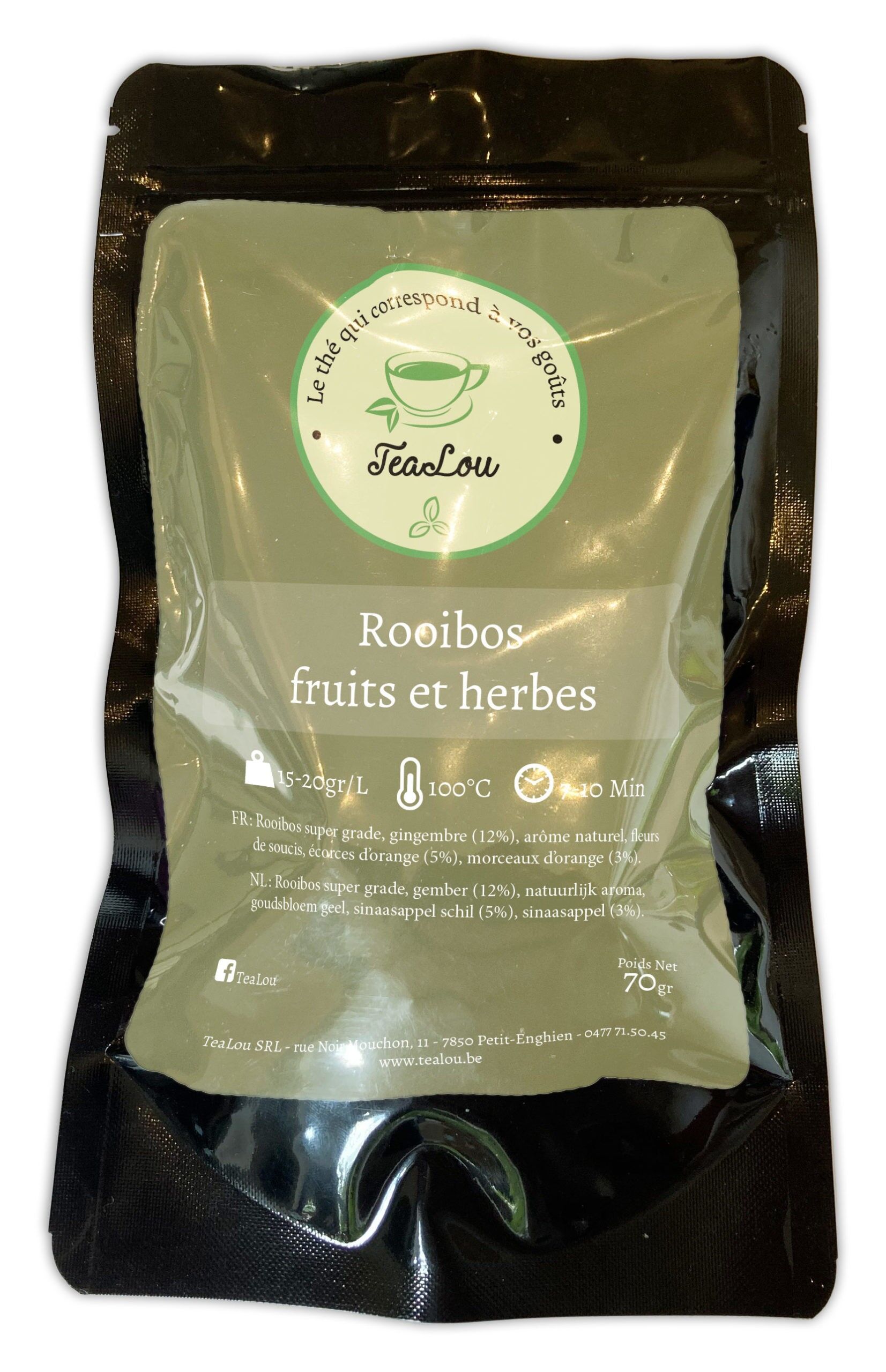 Rooibos Frutti ed Erbe - Bustina da 70g